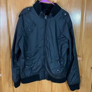 Men’s Forever21 Black Bomber Jacket - Size XL